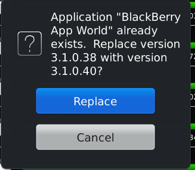 Blackberry App World Update 3.1.0.40