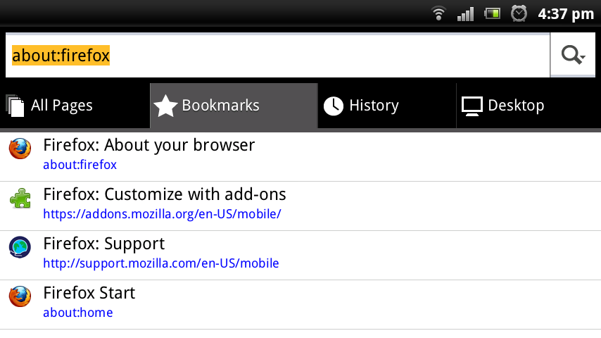 Firefox 9 Screenshots Firefox 9 Screenshots